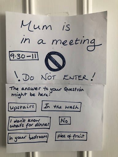 Mums FAQs - best idea for virtual meeting etiquette