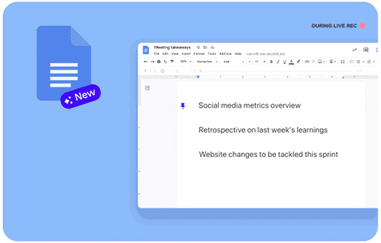 tl;dv ist jetzt mit Google Docs integriert