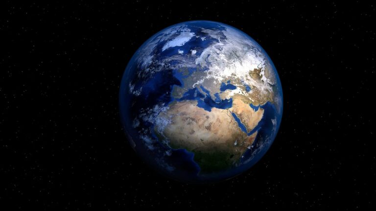 Die Erde aus dem Weltraum gesehen