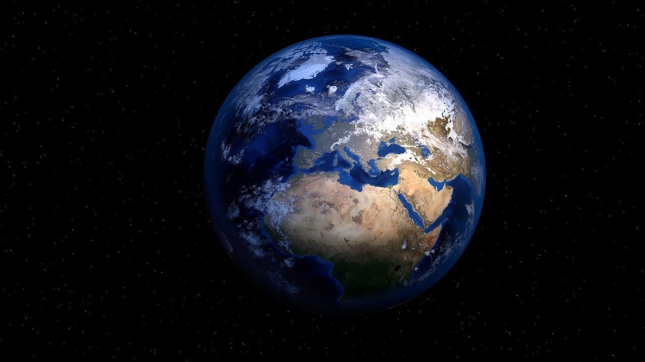 The earth as seen from space