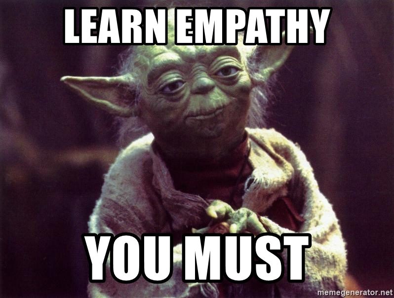 Empathy is one of the key customer-centric principles