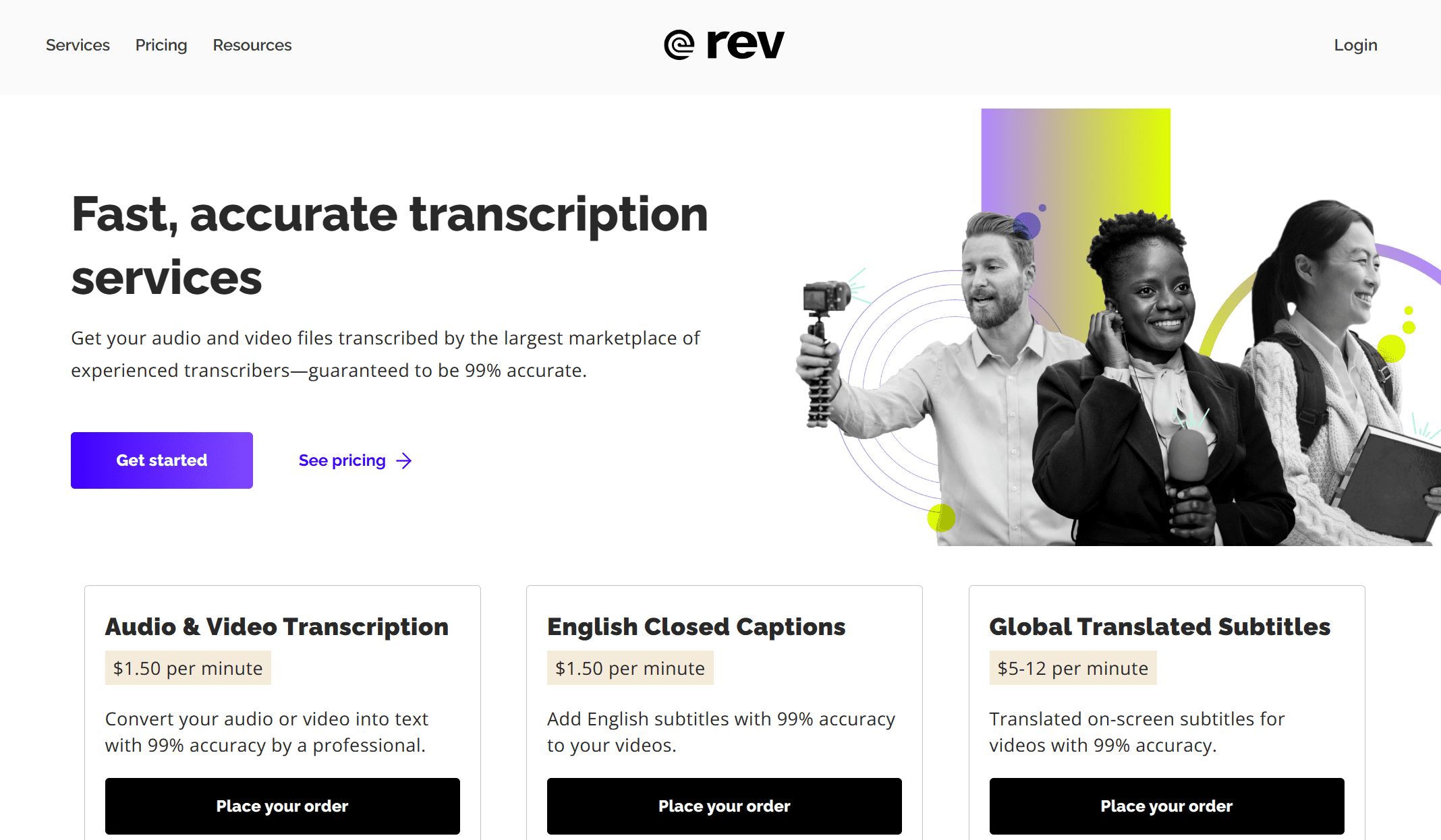 O Rev é o autoproclamado melhor software de transcrição de reuniões. Concorda?