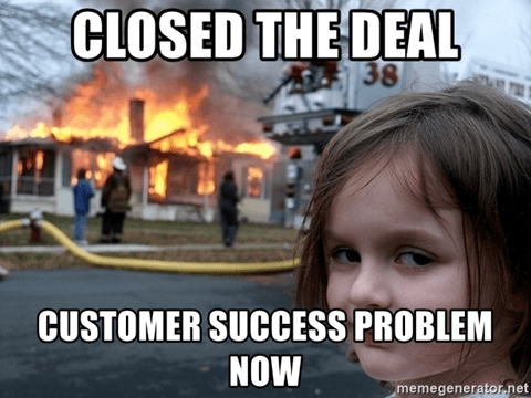 Problema de sucesso do cliente agora