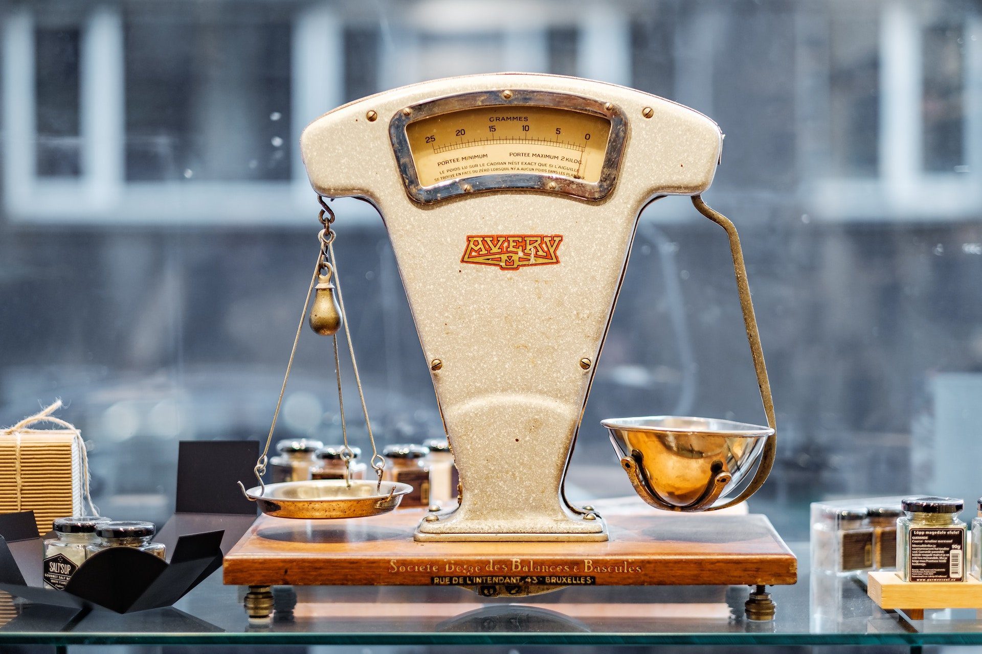 image of a scales to show balance customers and sales like scales