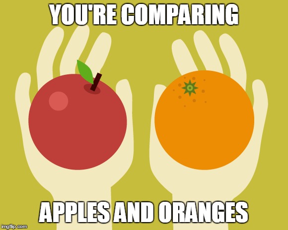 ハイペリアの代替案はリンゴとオレンジのようなものだ。