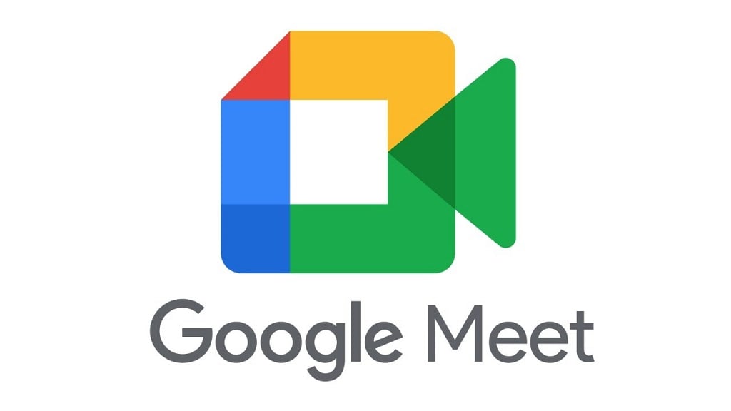 Google Meet のロゴがある。