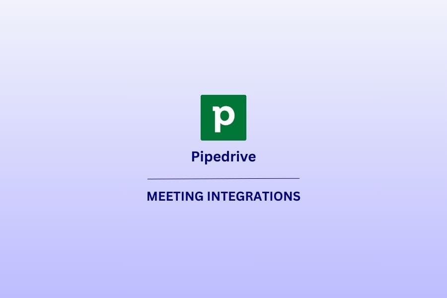 Pipedrive Meeting Integration featured image