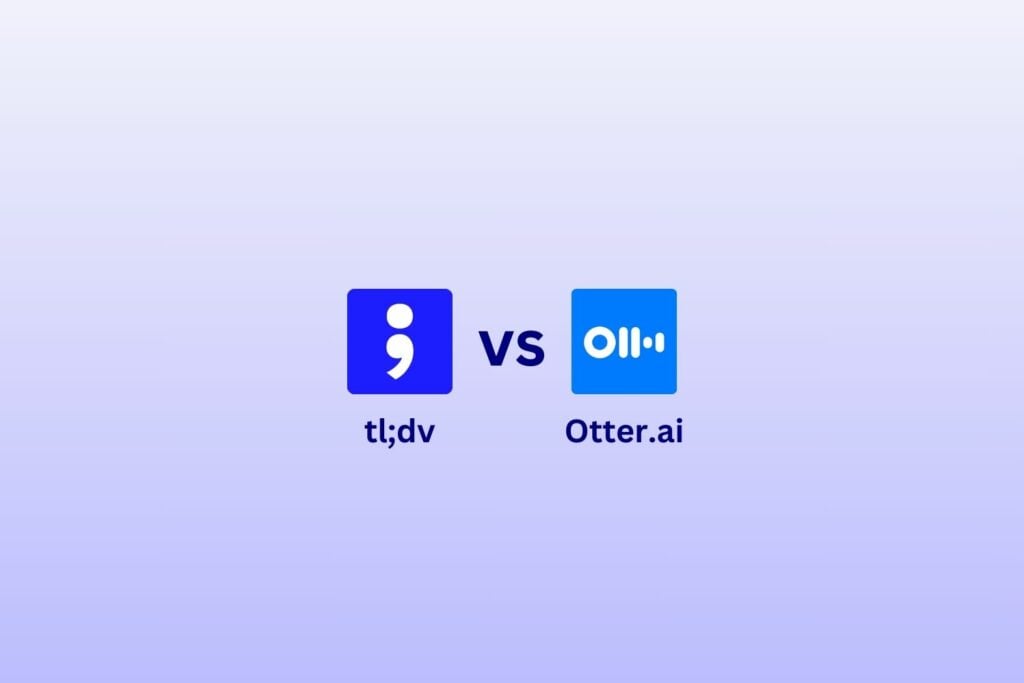 Mejor serie de asistentes de reuniones: tldv frente a Otter.ai