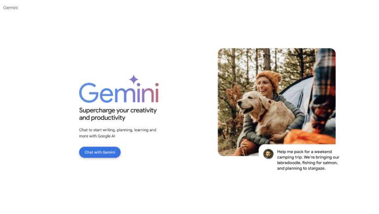 Gemini google meet screen
