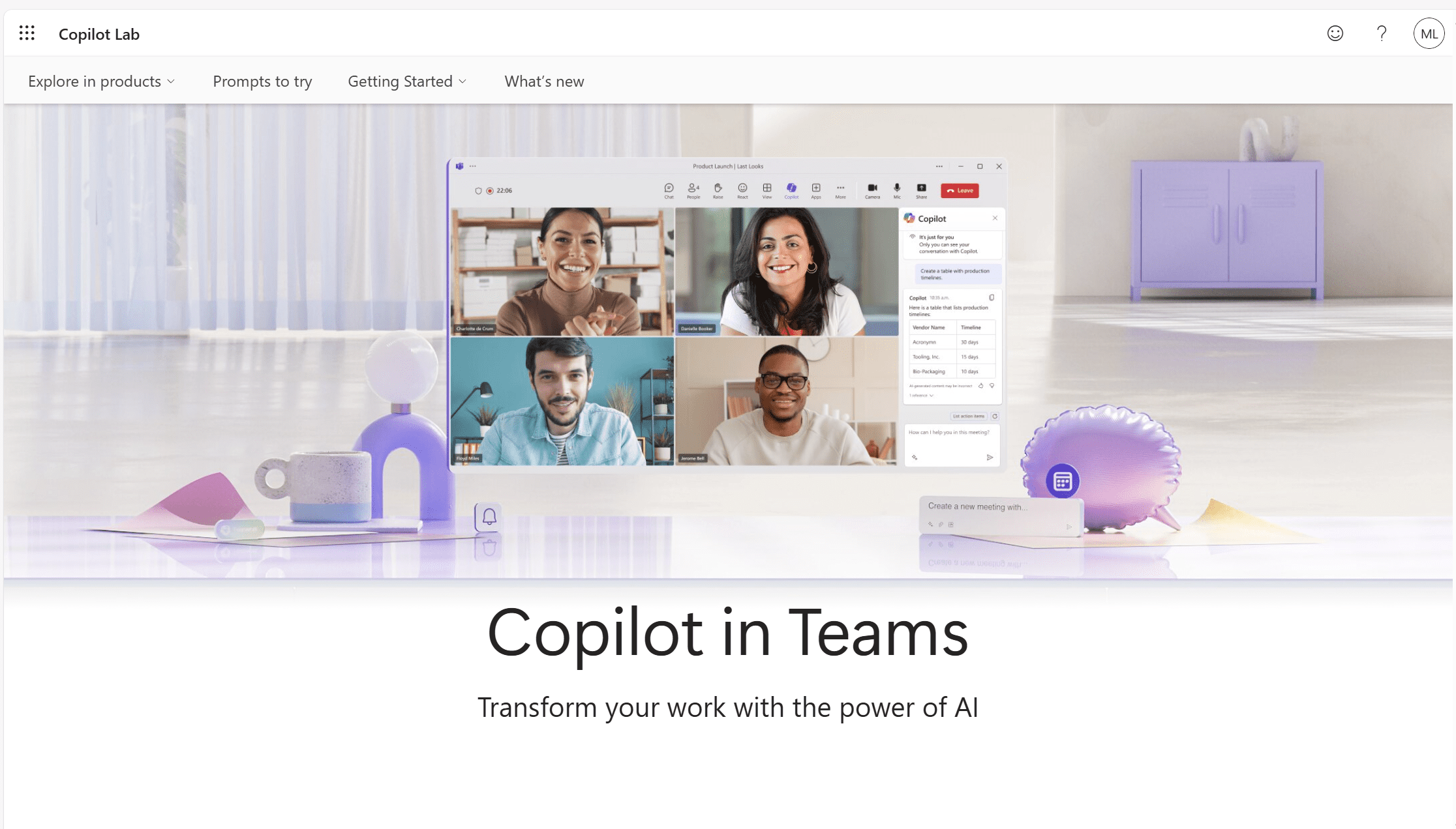 Copilot for Teams