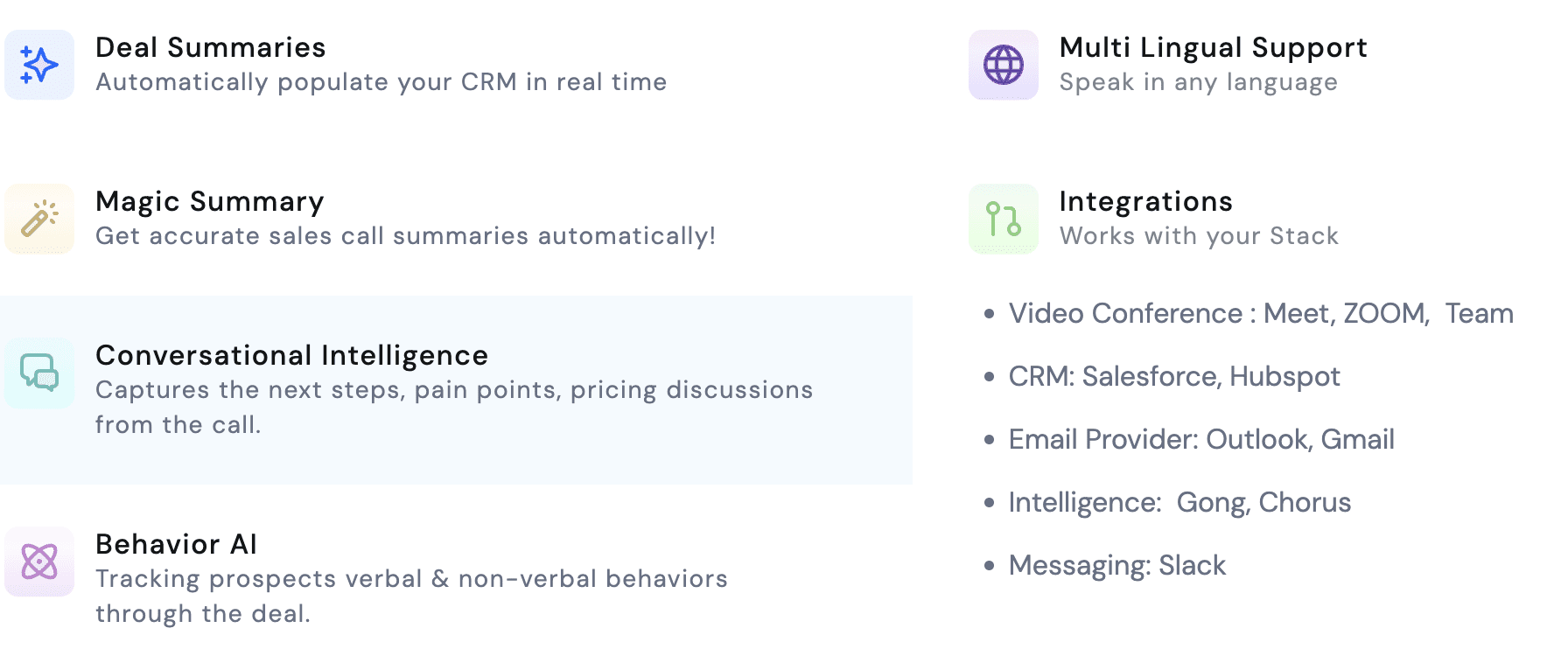 Sybill Use Cases