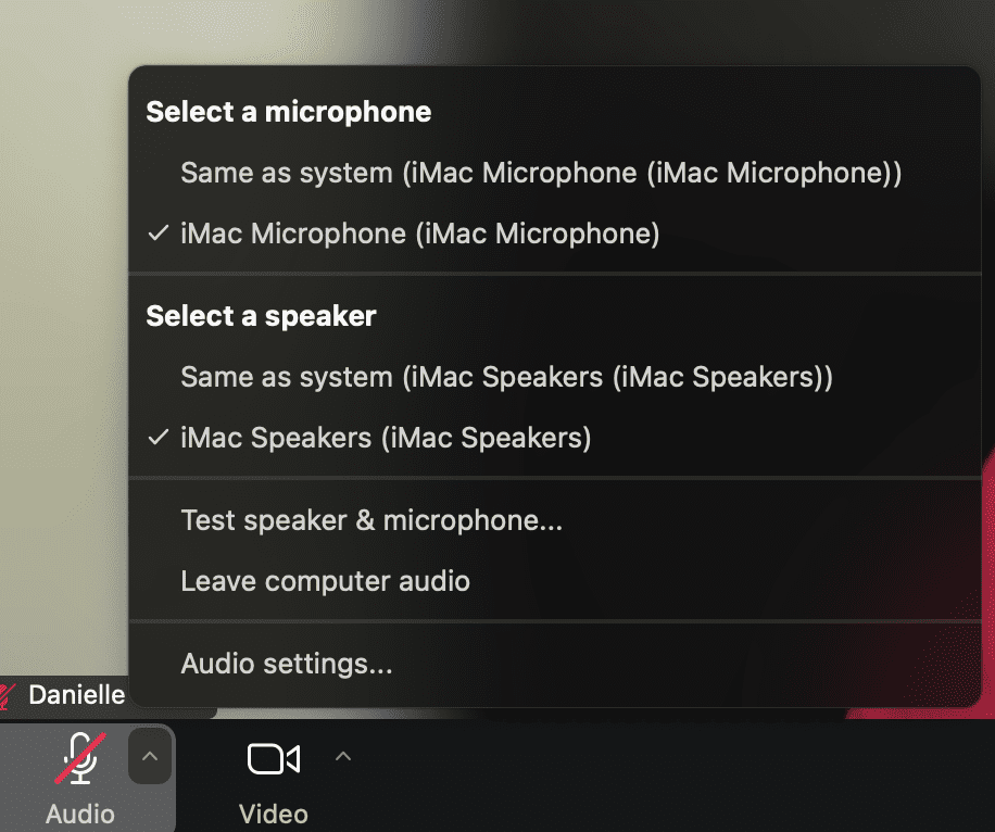Audio settings in a zoom meeting how to mute on zoom