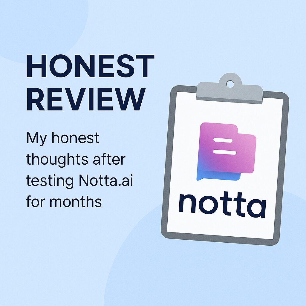Мой честный отзыв о Notta.ai после нескольких месяцев использования бесплатного плана.