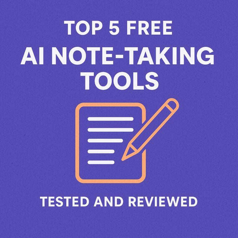 무료 AI 노트 필기 도구 5가지