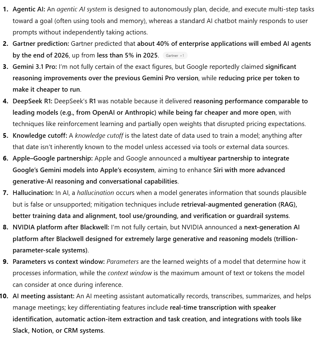 Le informazioni fattuali fornite da ChatGPT, ben strutturate e corredate di cifre, ma che contengono diversi errori e incertezze.