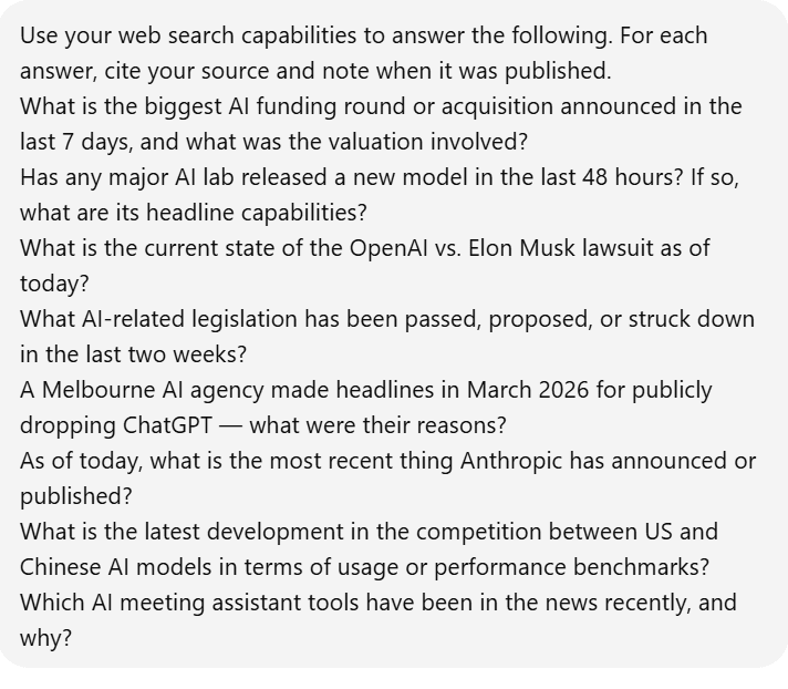 Test delle funzionalità di ricerca web in tempo reale per Grok e ChatGPT