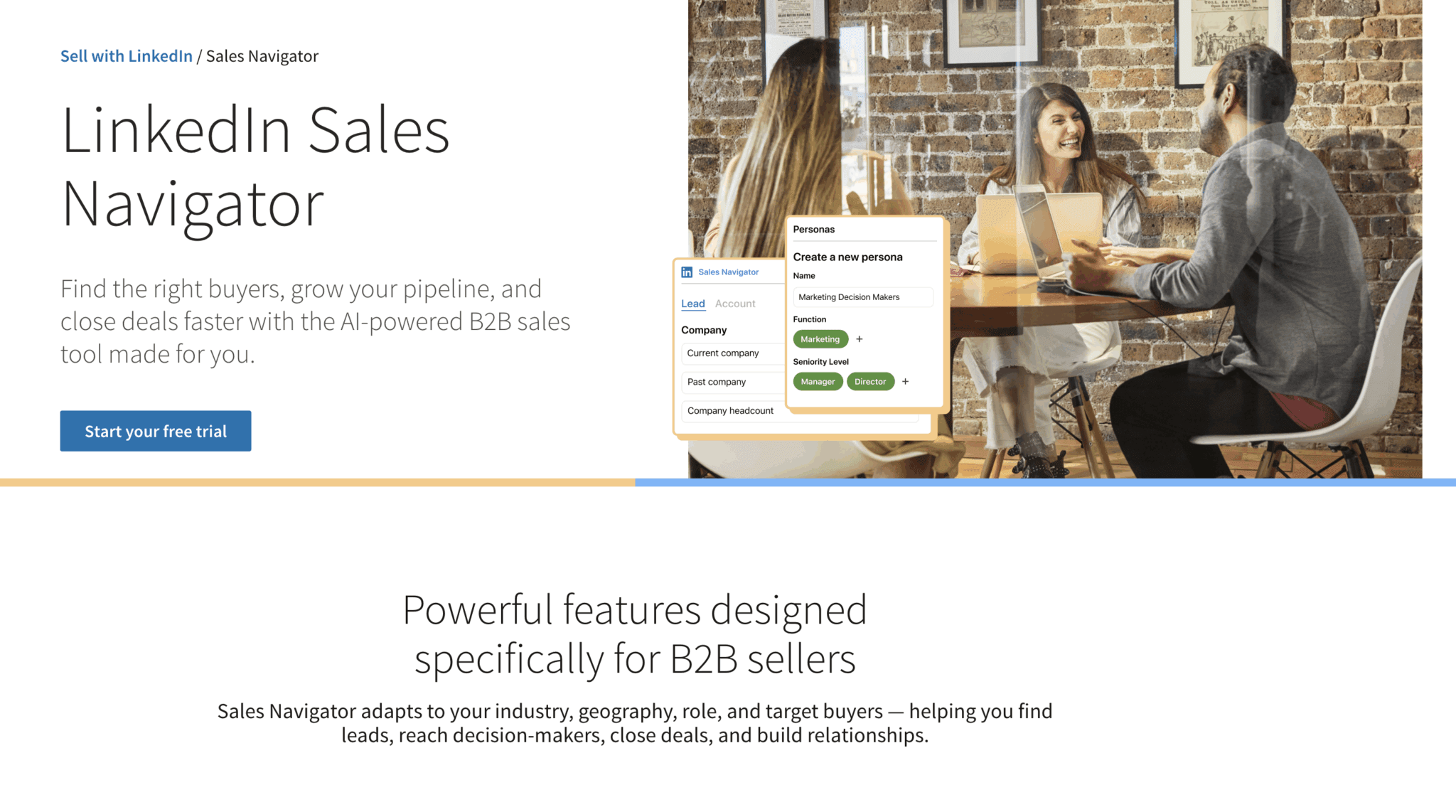 LinkedIn Sales Nav ヘッダー画像 2026年版 営業生産性向上ツール