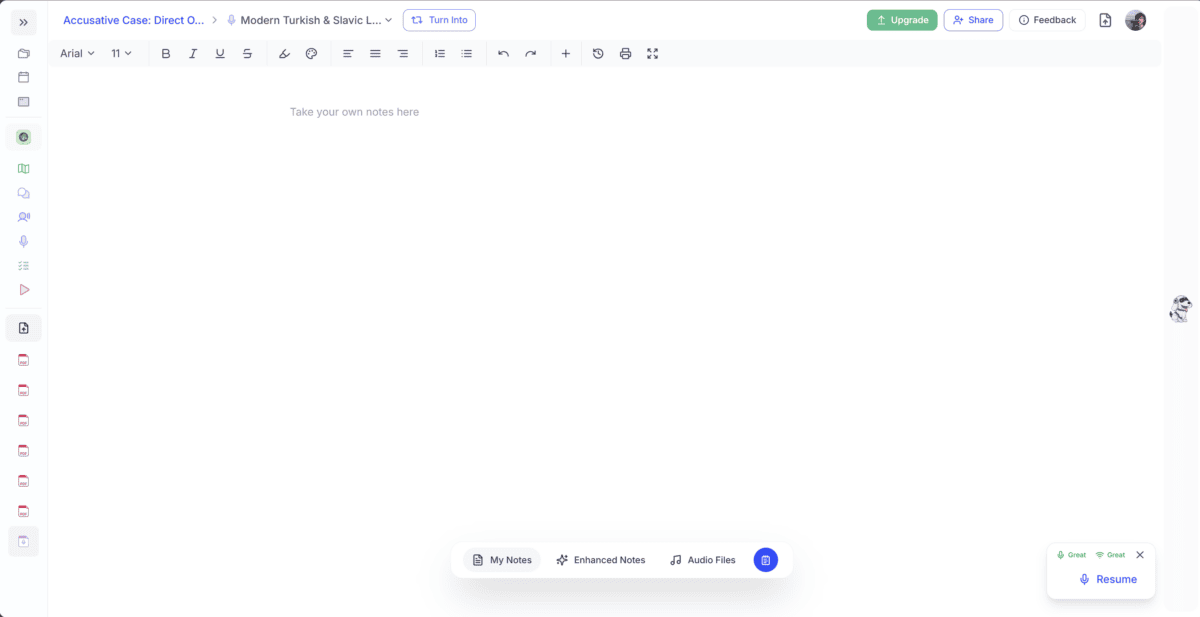 notes tutorial - studyfetch Images High Quality Grahic StudyFetch Review: What Is It and Is It Worth Your Money in 2026? - tl;dv