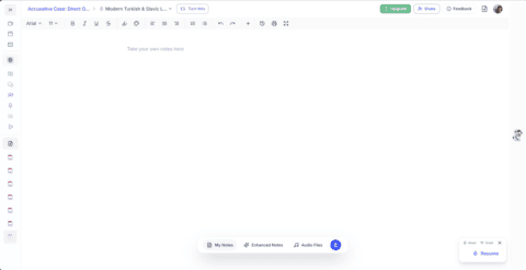 notes tutorial - studyfetch Images High Quality Grahic StudyFetch Review: What Is It and Is It Worth Your Money in 2026? - tl;dv