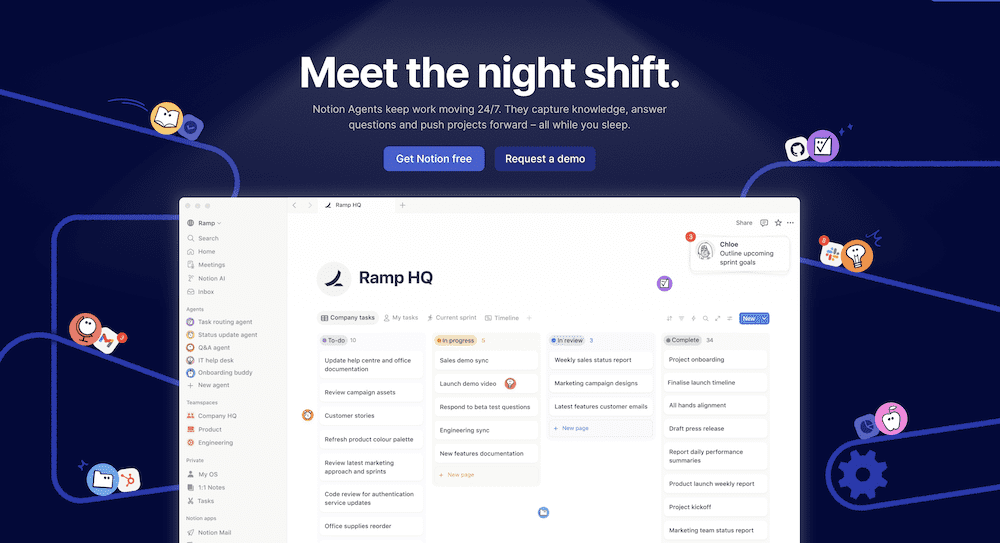 Notion ヒーロー画像 2026 営業生産性向上ツール