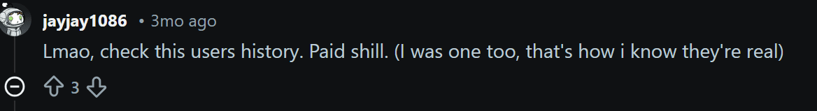 Той самий користувач Reddit, який писав про оплачуваних «підставних користувачів» StudyFetch в іншій темі.