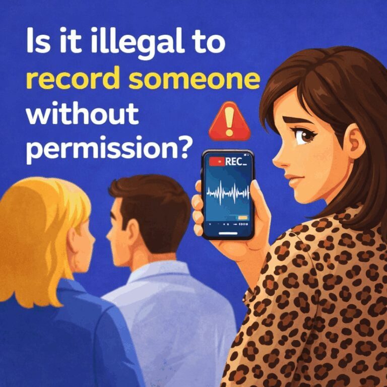 Ist es illegal, Personen ohne deren Einwilligung aufzuzeichnen?