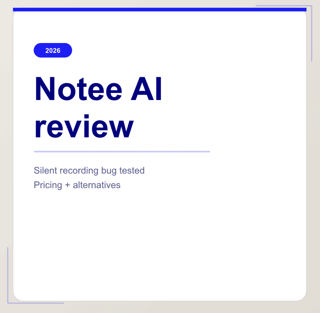 notee ai review 2026
