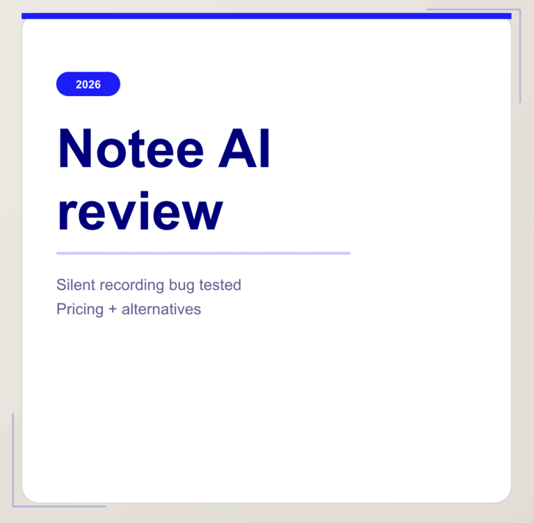 notee ai review 2026