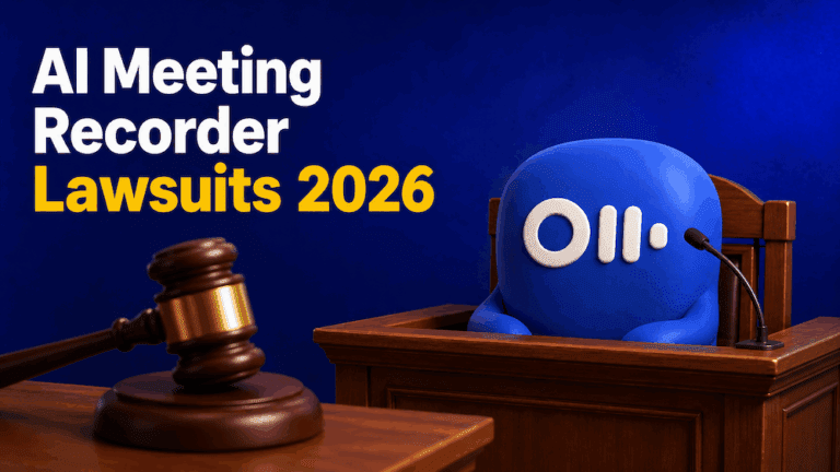 Demandas por grabadoras de reuniones con IA: otter en 2026