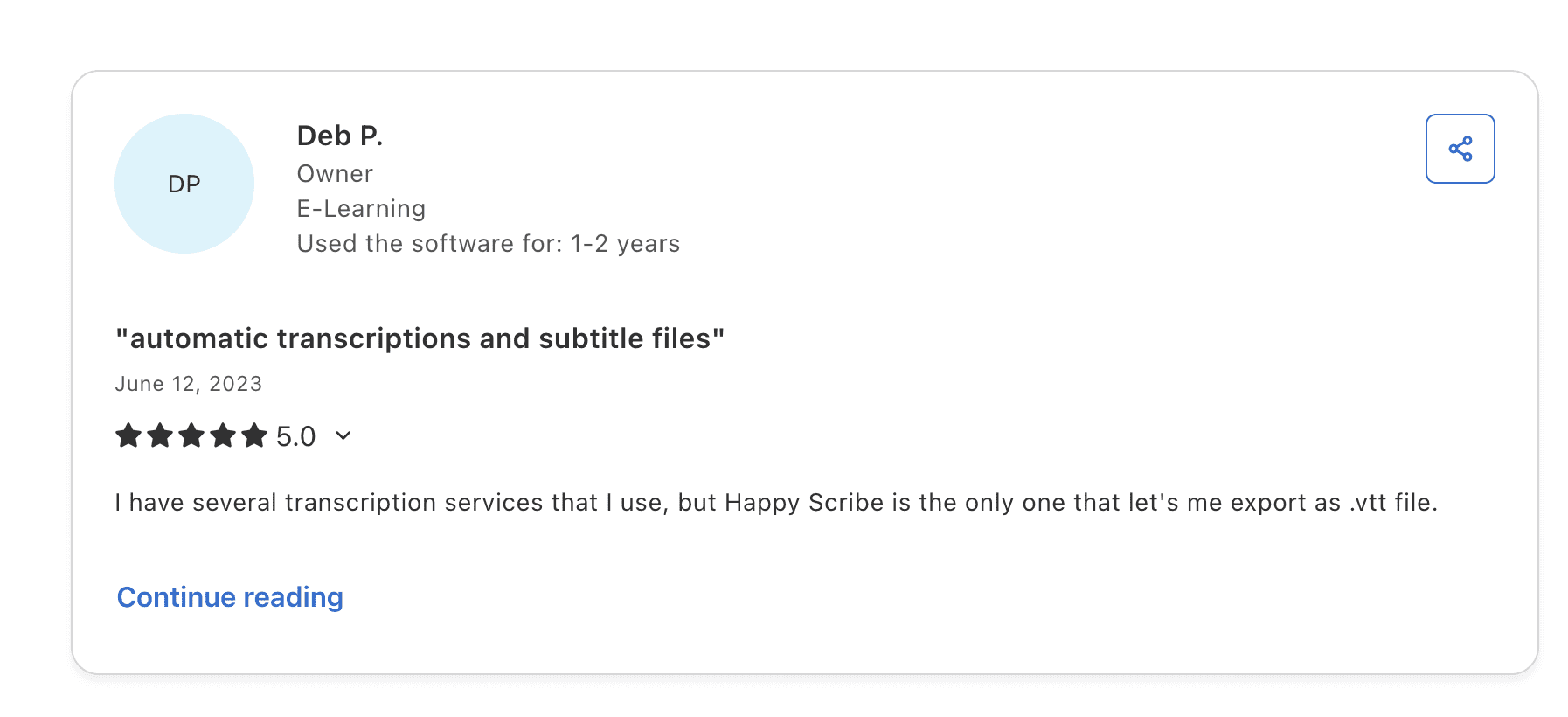 HappyScribe Reviews 3