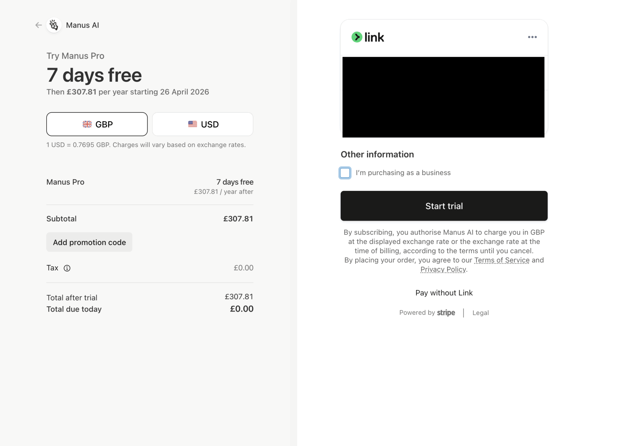 manus-ai-年間プラン-購入手続き