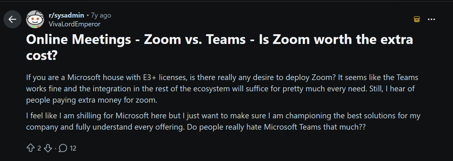 Zoom pagare un costo aggiuntivo Zoom rispetto a Teams?