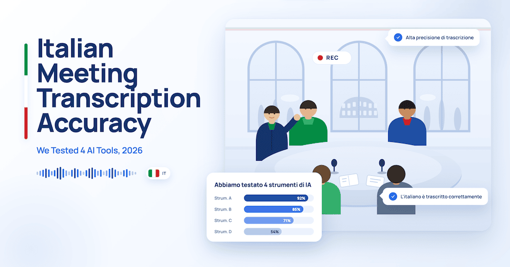 Genauigkeit der Transkription des italienischen Meetings