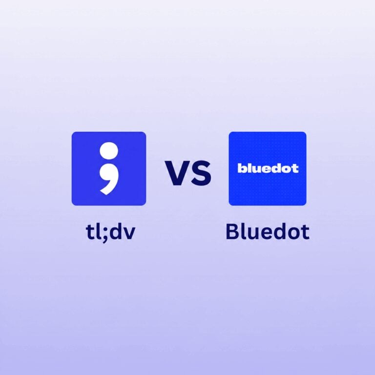 tl;dv vs Bluedot