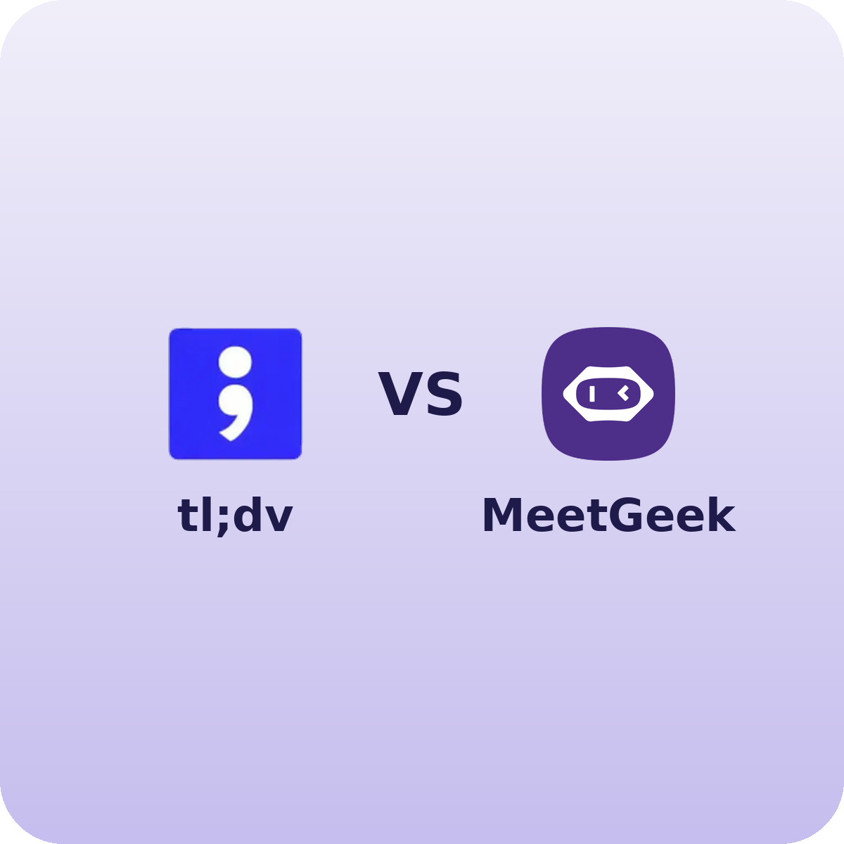tl;dv vs MeetGeek in 2026